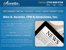 Tablet Screenshot of aaccettacpa.com